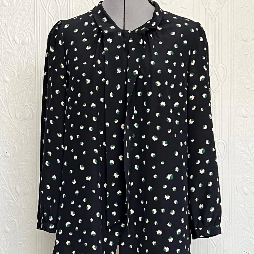 Early 2000 Marc by Marc Jacobs silk shirt blouse with ties pussybow - size 12 US